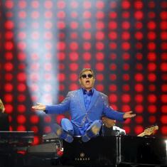 Elton John, durante una actuación.