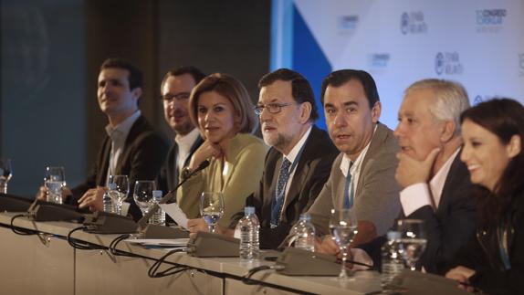 Reunión del comité ejecutivo nacional del PP.