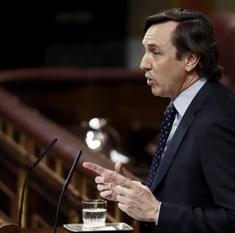 El portavoz del PP en el Congreso, Rafael Hernando.