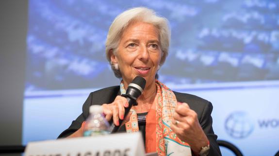 Christine Lagarde, directora gerente del FMI.