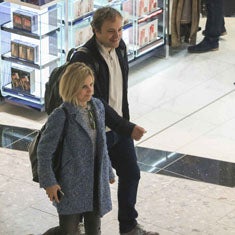 Eugenia Martínez de Irujo, con Narcís Rebollo.