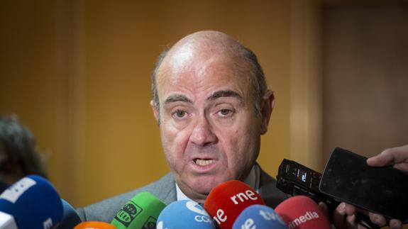 Luis de Guindos, ministro de Economía.