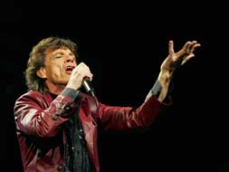 Mick Jagger, en una actuación. / AFP