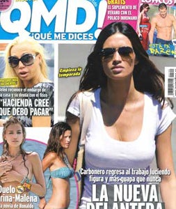 Sara Carbonero luce escote en la portada de 'Qué me dices'