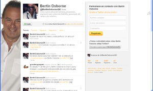 Bertín Osborne anuncia en Twitter que ya es abuelo