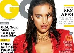 Irina Shayk posa muy sensual para la edición alemana de GQ