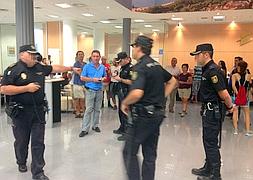 En libertad los miembros del SAT detenidos tras ocupar un banco en Málaga