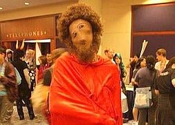 Disfraz del famoso Ecce Homo de Borja visto en Atlanta. :: Hyperallergic