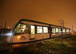 El metro de Málaga comienza las pruebas de circulación de trenes por la noche en la línea 1