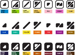 Las personas daltónicos pueden reconocer los colores gracias a un código