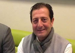 Juan Pablo Maqueda, esta mañana. :: N. R. N.