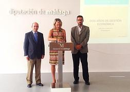 María Francisca Caracuel ha informado de los datos econoómicos esta mañana. / M. G. Borrego