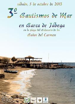Nueva edición de bautismos de mar en barcas de jábega en Málaga