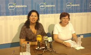 Concepción Labao y Antonia Ruiz Oliva