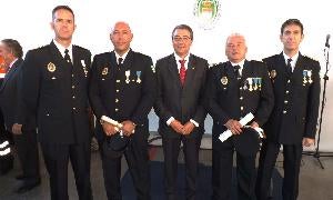 Francisco Salado en los actos del día de la Policía Local