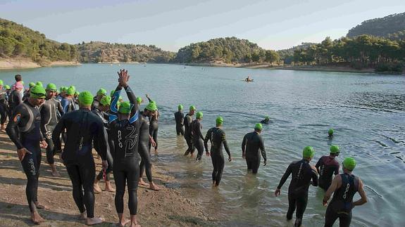 La prueba de natación fue la primera en celebrarse