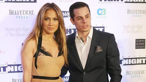 Jennifer Lopez y Casper Smart.