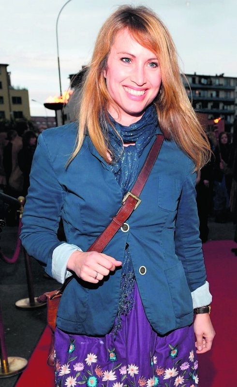 Eva Sannum en Oslo, donde vive casada. :: gtres
