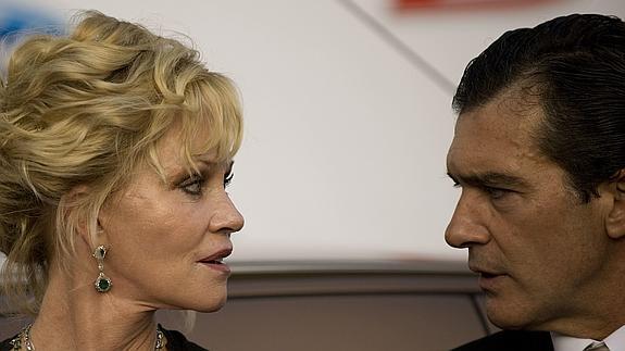 Melanie Griffith y Antonio Banderas. 