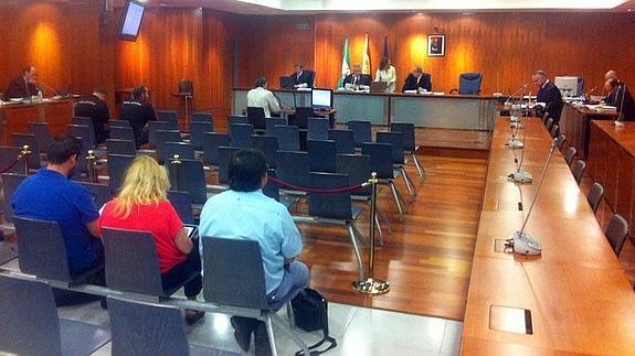 Sala en la que se está celebrando esta mañana el juicio contra Lendínez. 