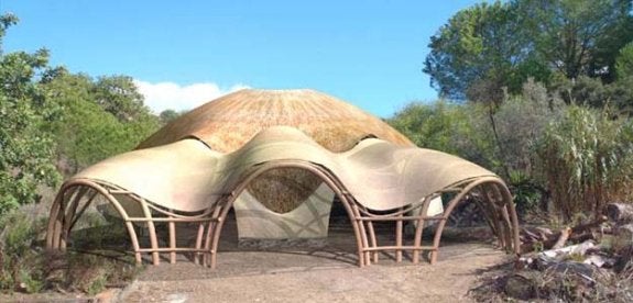 Recreación del aula que se instalará en la Finca del Trapiche que gestiona Arboretum. :: SUR