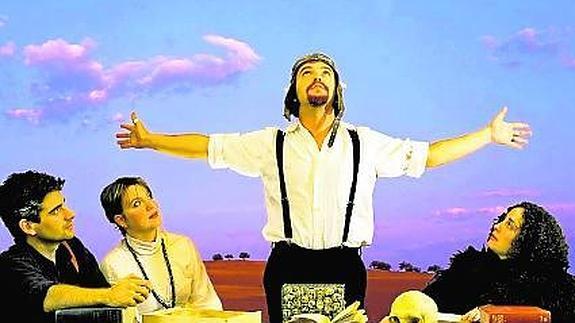 Una de las obras de José Luis Serzo, que ha presentado su trabajo en la Galería JM de Málaga.