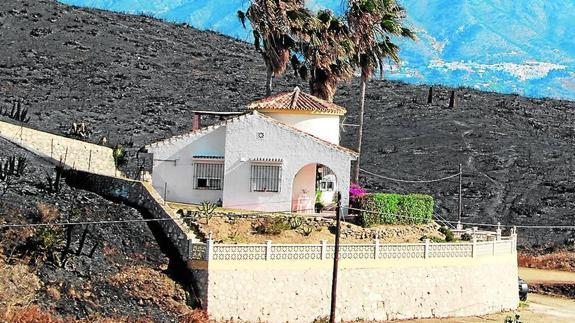 El fuego casi alcanza diversos edificios de una multipropiedad en Polarsol.