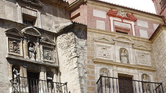 El antes y el después de la fachada de la iglesia de San Agustín de Antequera 