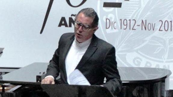 Iñaki Fresán, en un concierto en Granada el año pasado. 