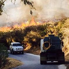 El incendio de Mijas, estabilizado