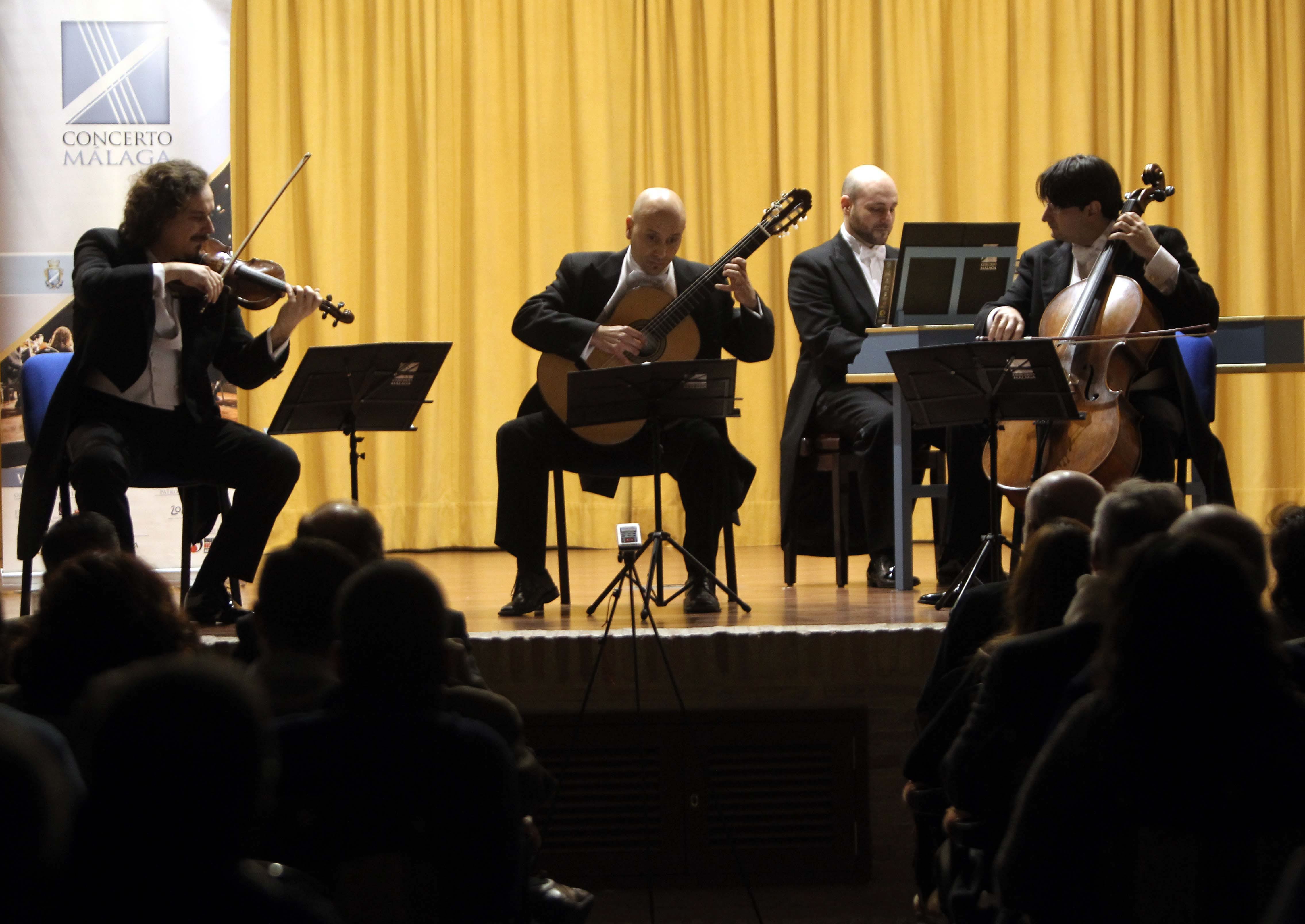 Concerto Málaga, en una de sus actuaciones