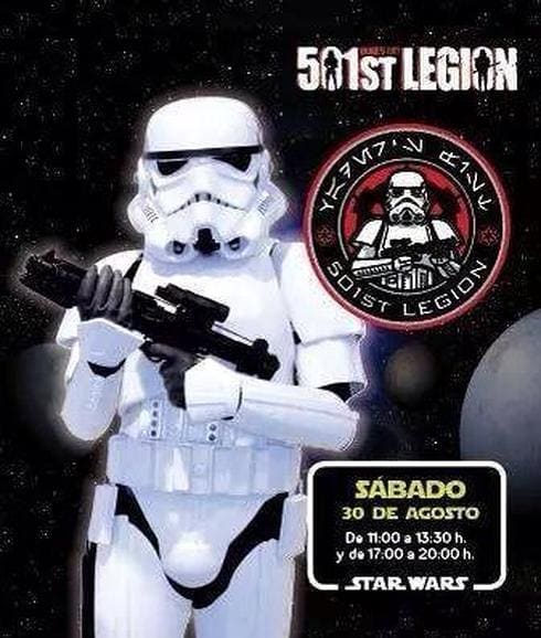 Cartel anunciador del desfile de la Legión 501 de este sábado en Mijas 