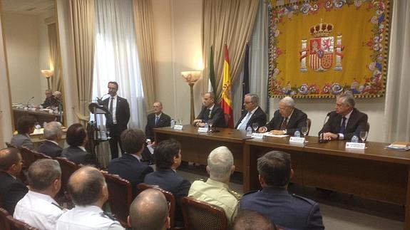 Un momento del acto celebrado en la Subdelegación de Gobierno. 