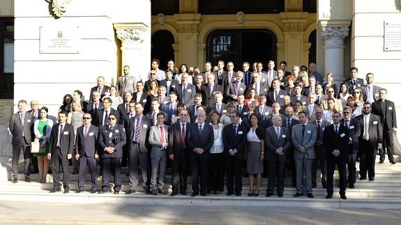 Asistentes de la conferencia.