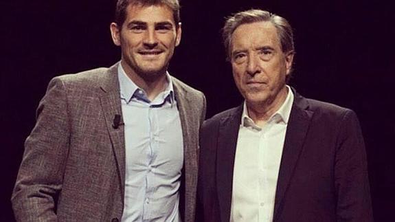 Iker Casillas e Iñaki Gabilondo. 