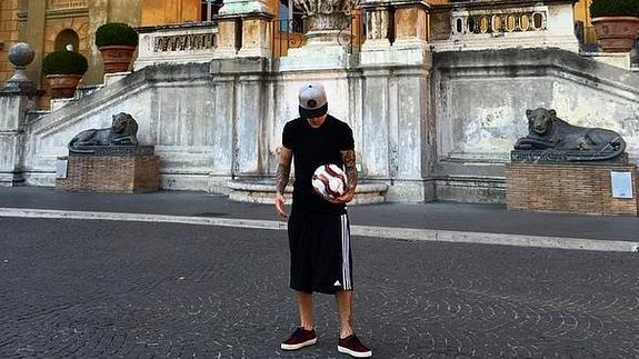 Justin Bieber, en el Vaticano.