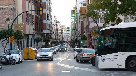 Imagen de la calle Victoria desde el Jardín de los Monos