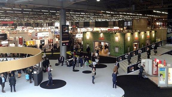 Vista general de la feria Sial París inugurada hoy.