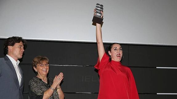 Rossy de Palma derrochó simpatía en la jornada inaugural del Festival de Cine Francés.