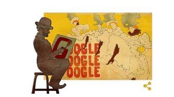 Toulouse- Lautrec, protagonista en Google este 24 de noviembre. 