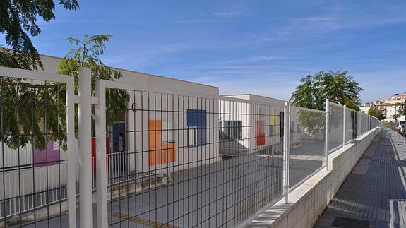 El colegio de Las Naciones cuenta con nueve aulas prefabricadas desde el inicio del curso. 