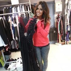 Cristina Pedroche posa con el vestido de la polémica.