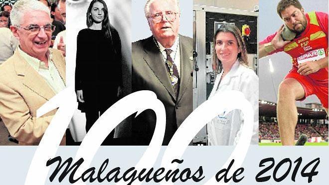 100 malagueños del 2014