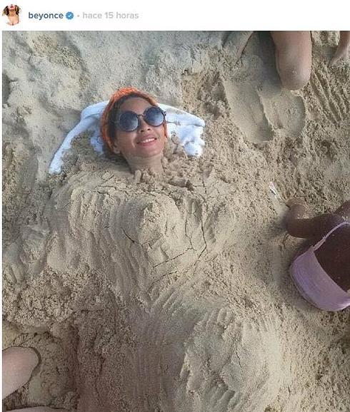 Beyoncé, en la foto que ha desatado los rumores 