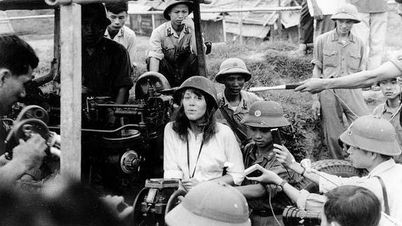 Una de las fotos de la polémica.  