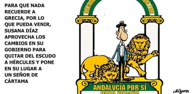 Cambios en el escudo de Andalucía