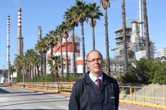 El nuevo director de la refinería Gibraltar - San Roque de Cepsa, Miguel Pérez de la Blanca. :: Sur
