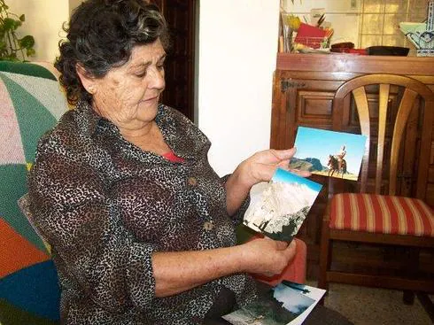 Rosario Muñoz, con fotos.