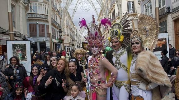 Uno de los momentos del desfile. 