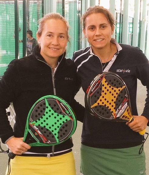 Carolina Navarro y Cecilia Reiter, en pretemporada 